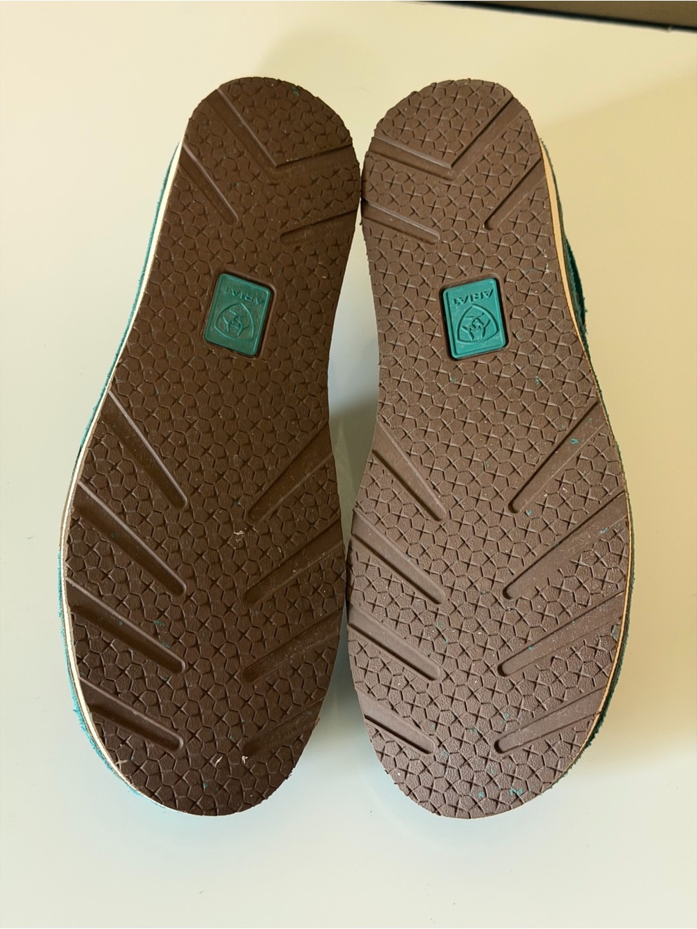 Ariat Cruiser Turquoise Suede Slip-On Flats - Picture 7 of 9